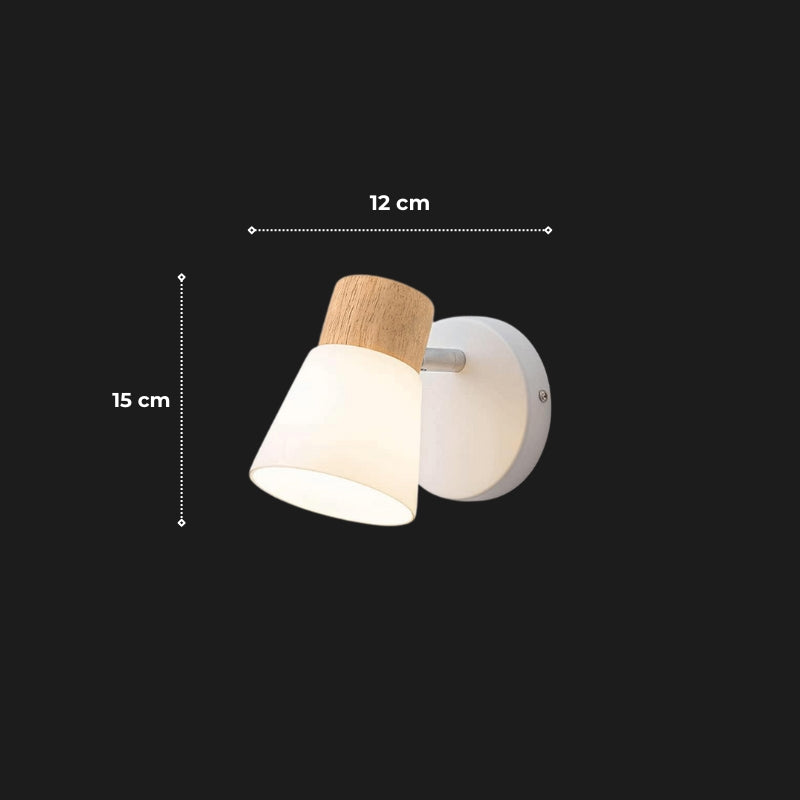 applique murale bois et blanc 5