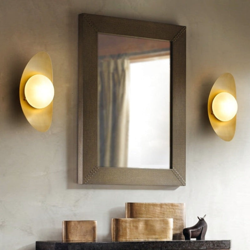 applique murale bronze ancienne 