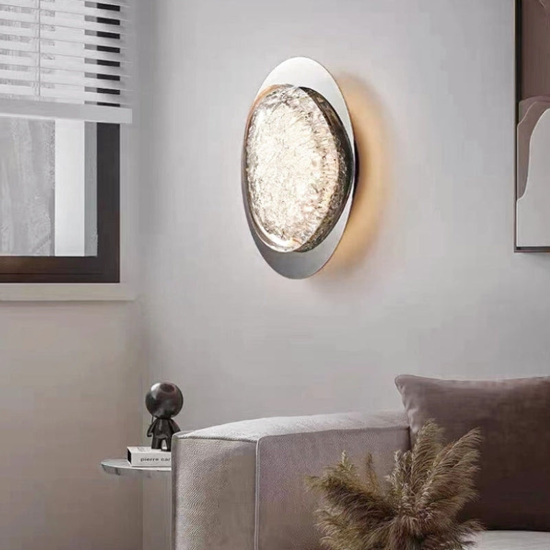 applique murale chrome