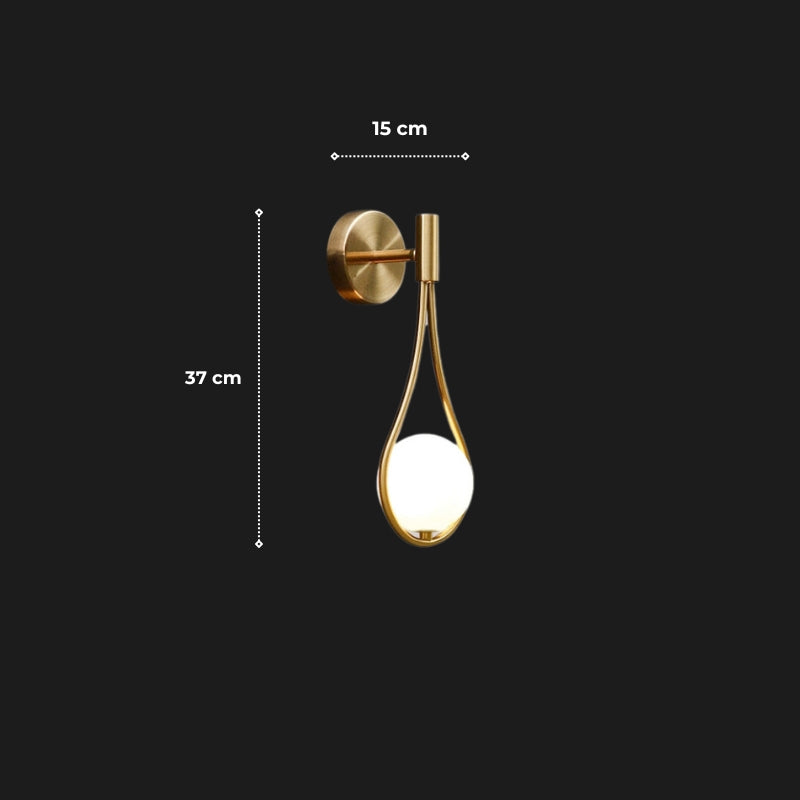 applique murale globe verre  6