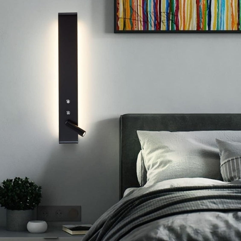 applique murale metal noir