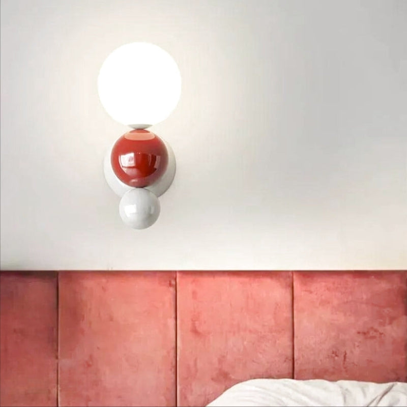 applique murale rouge  1