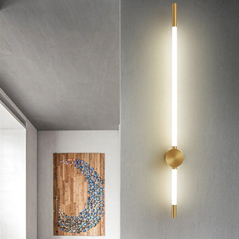 applique murale tube