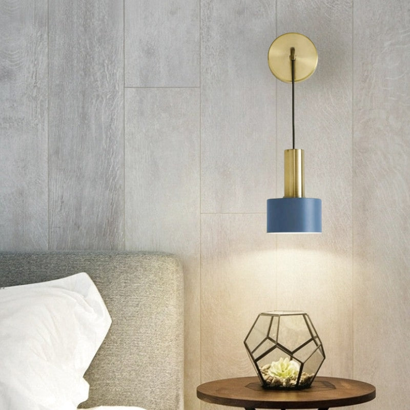 Applique murale bleue 1