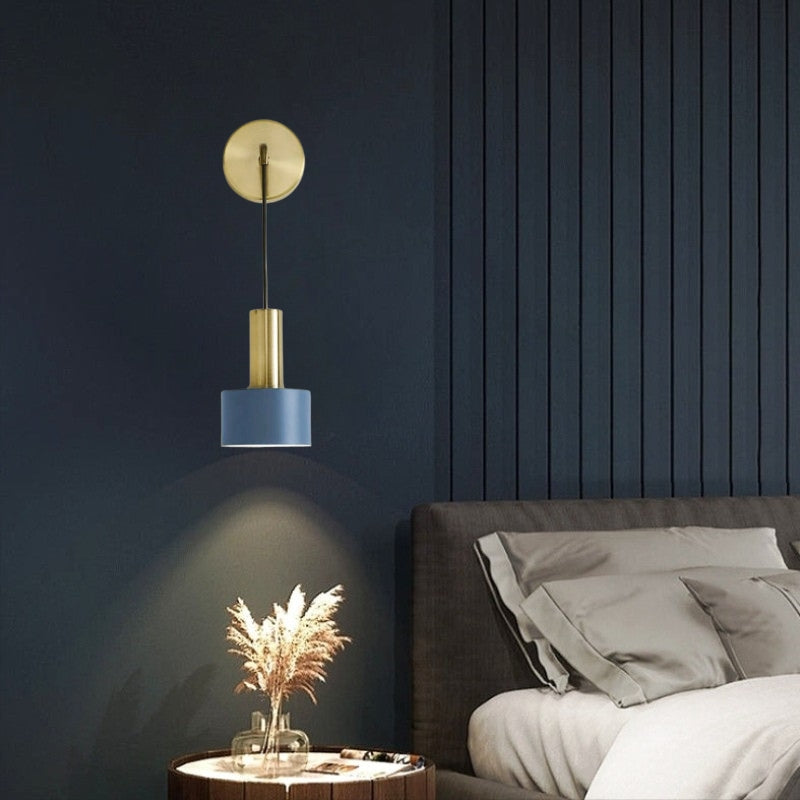 Applique murale bleue 2