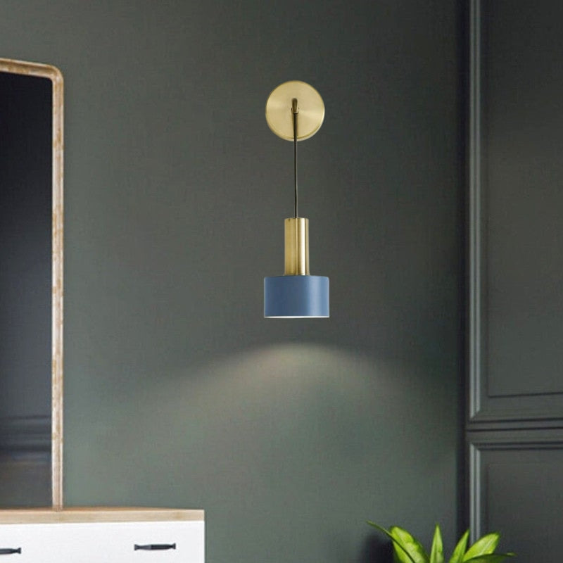 Applique murale bleue 3