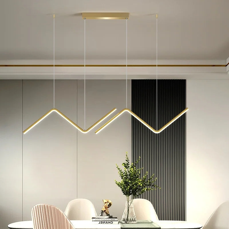 Grand plafonnier salon 8