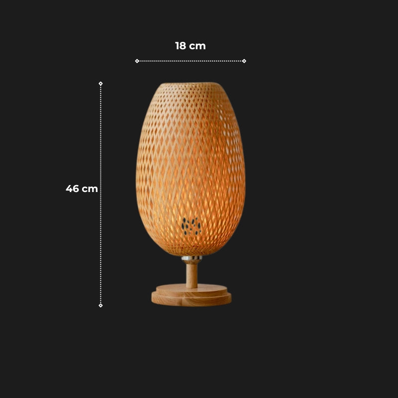 lampe a poser bambou  6
