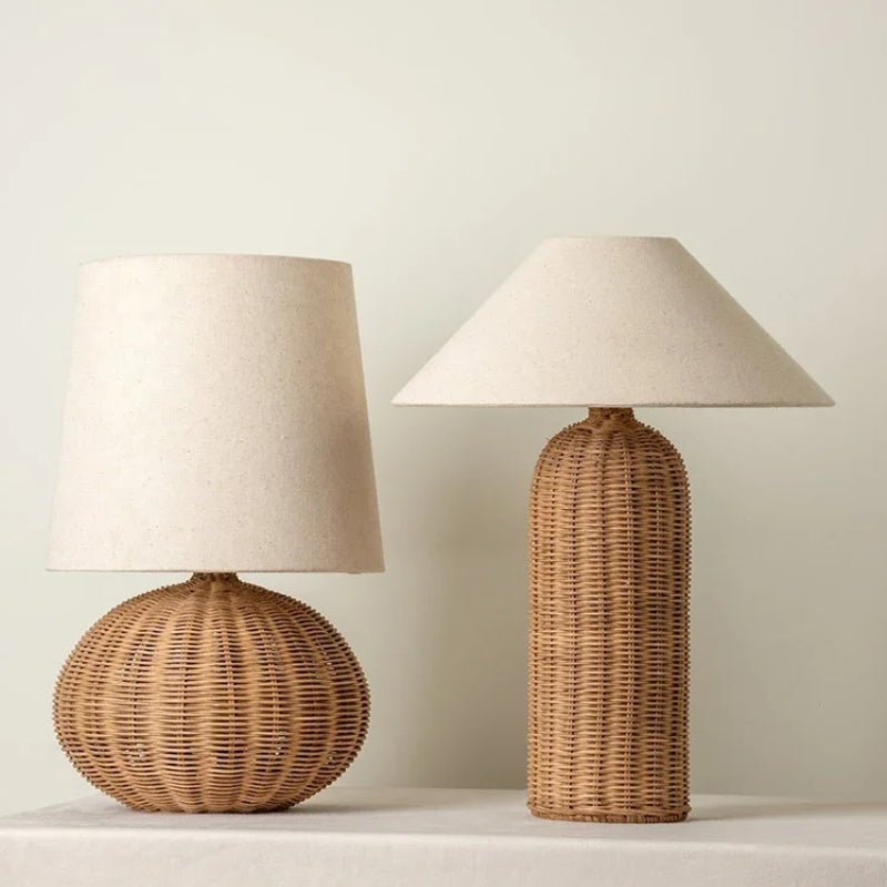lampe a poser cannage  3
