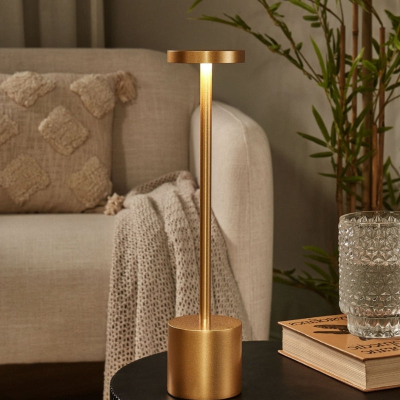 lampe a poser doree