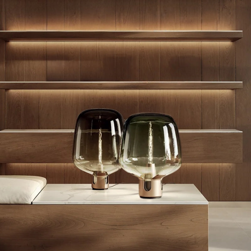 lampe a poser transparente  1