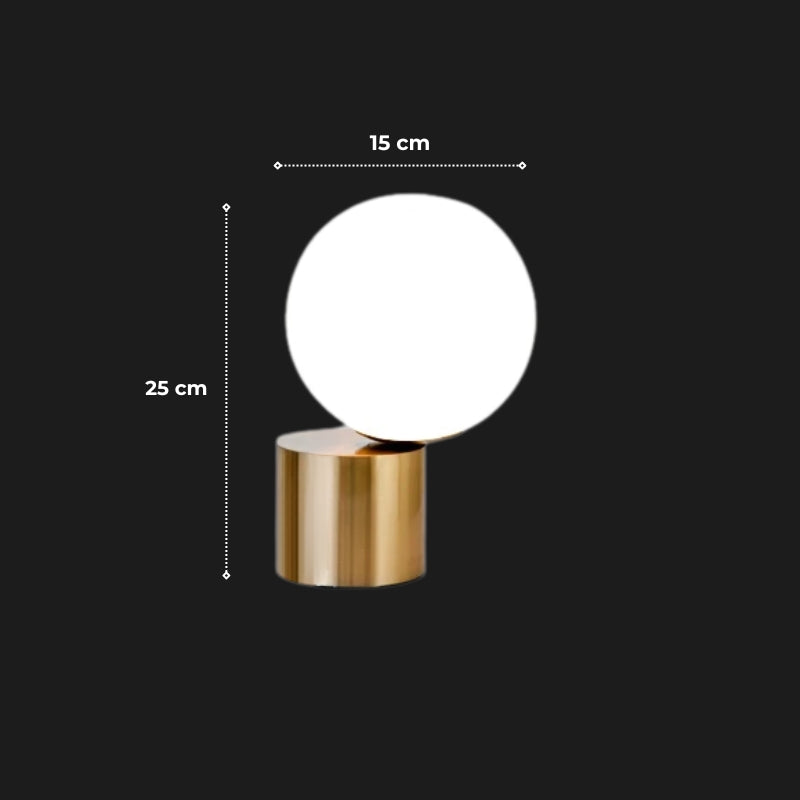 lampe boule a poser vintage  8