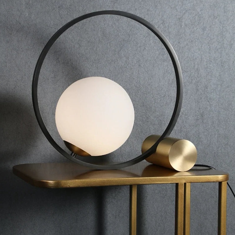 lampe cercle led a poser  3