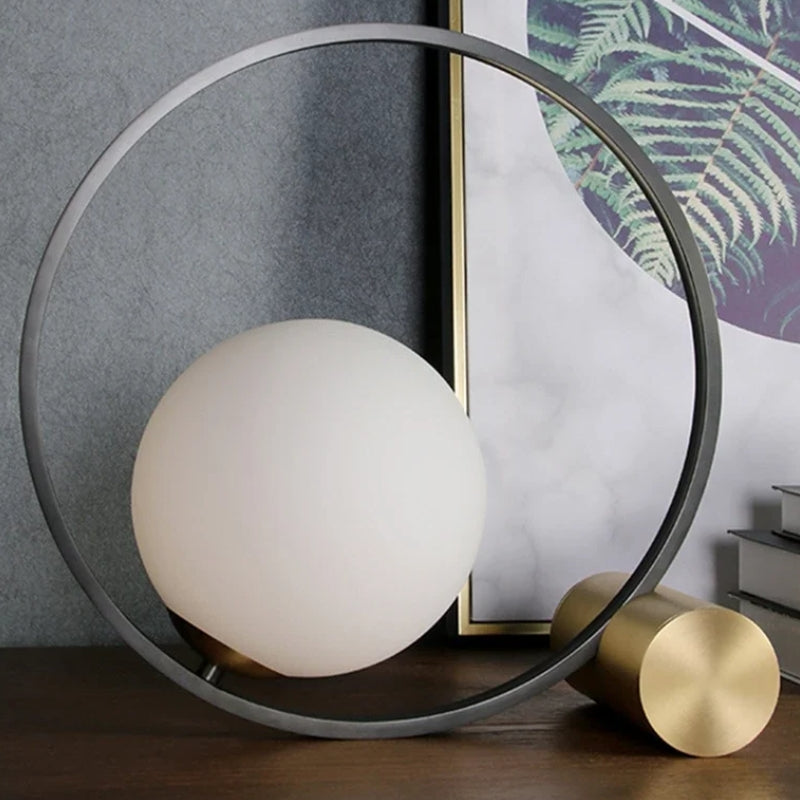 lampe cercle led a poser  4
