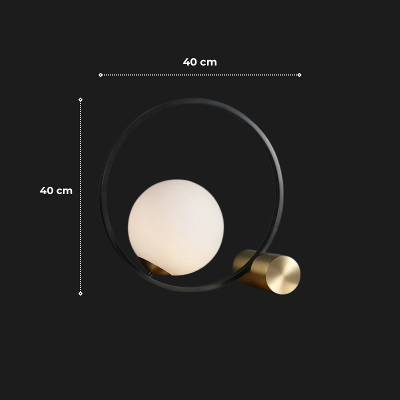 lampe cercle led a poser  7
