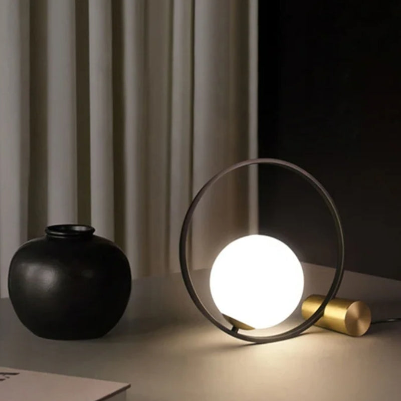 lampe cercle led a poser 