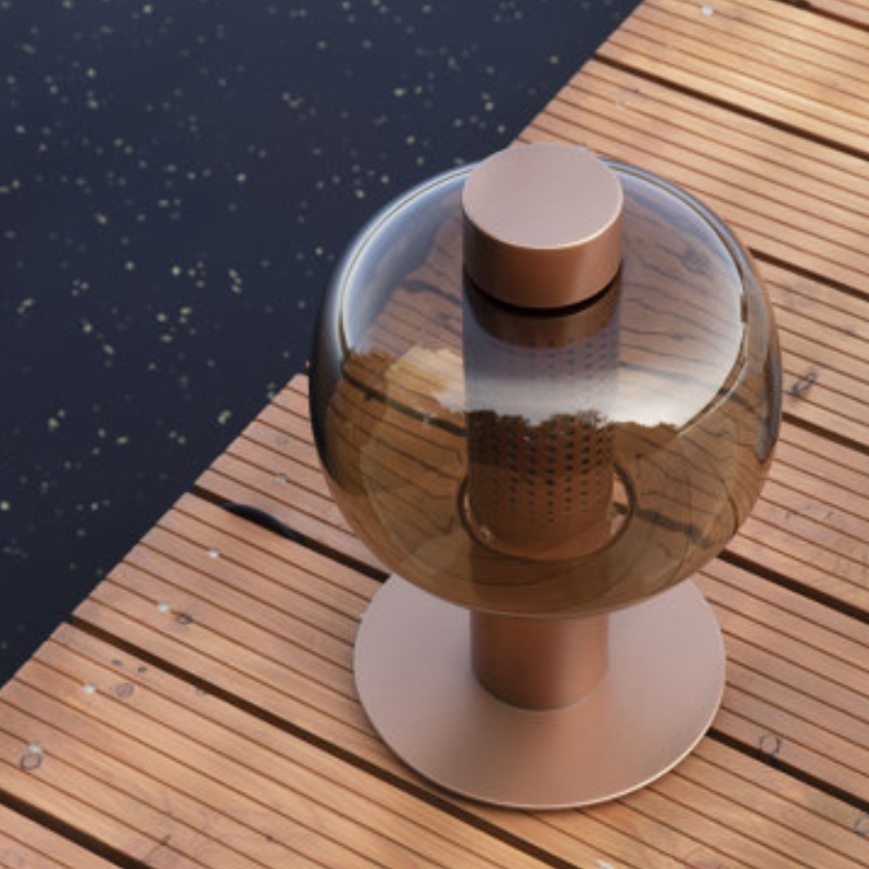 lampe metal noir a poser  6
