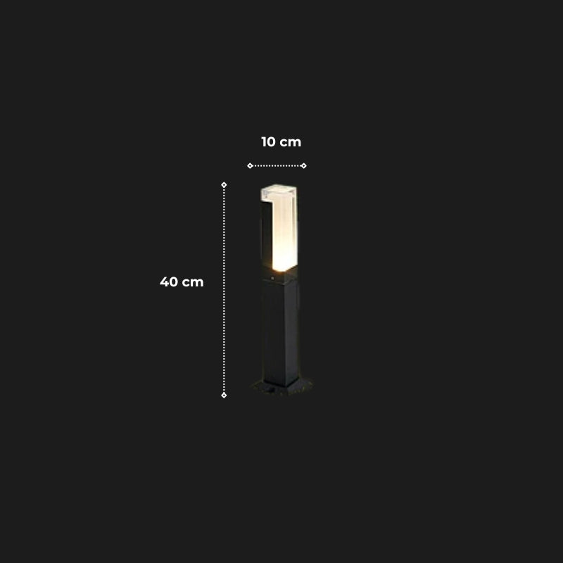 luminaire exterieur potelet  12