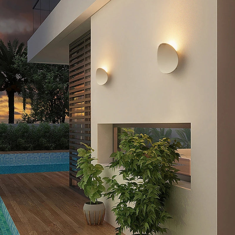 luminaire exterieur rond 1