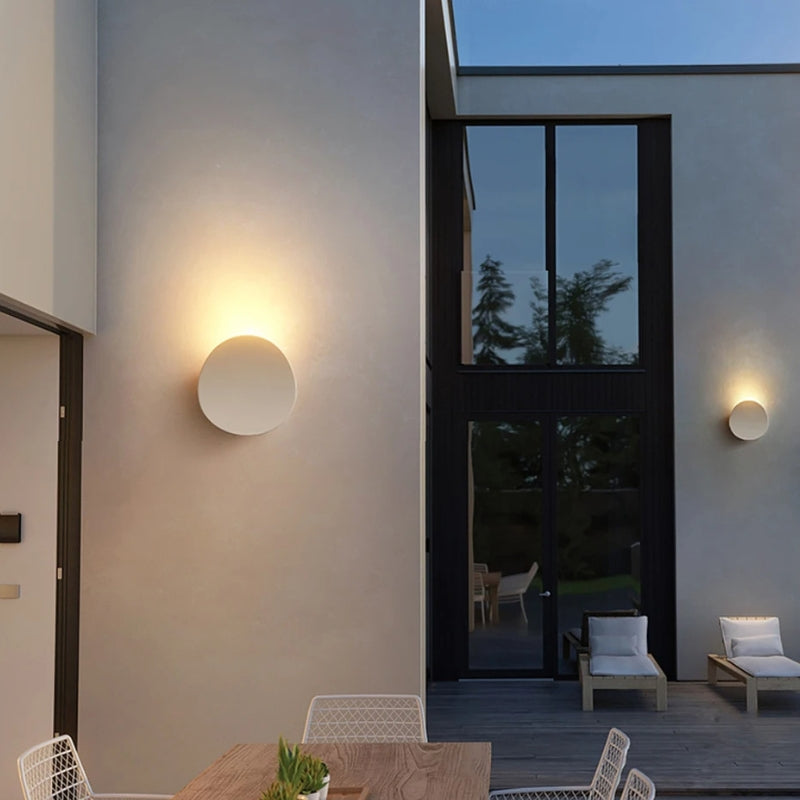 luminaire exterieur rond