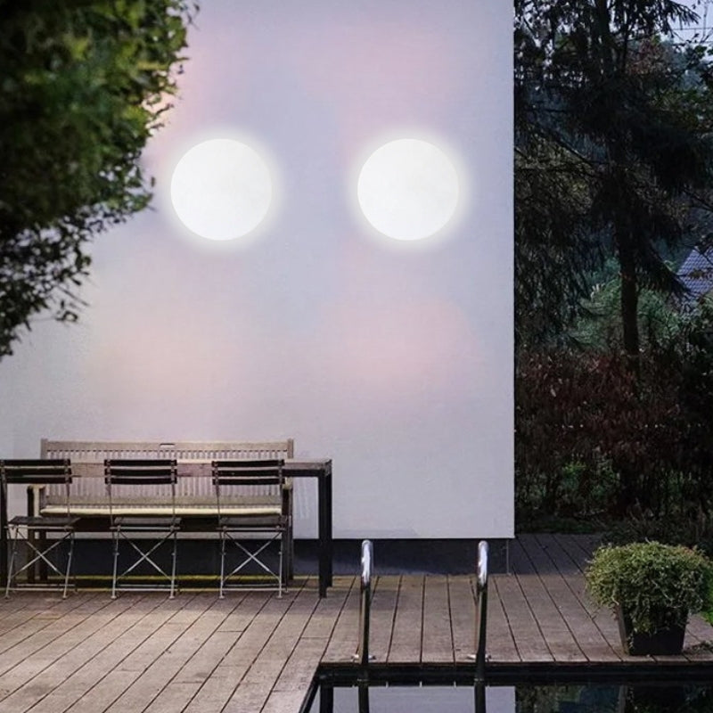 Luminaire exterieur blanc 1