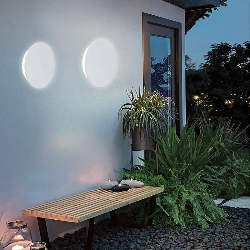 Luminaire exterieur blanc 11
