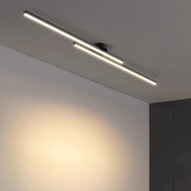 Plafonnier led noir