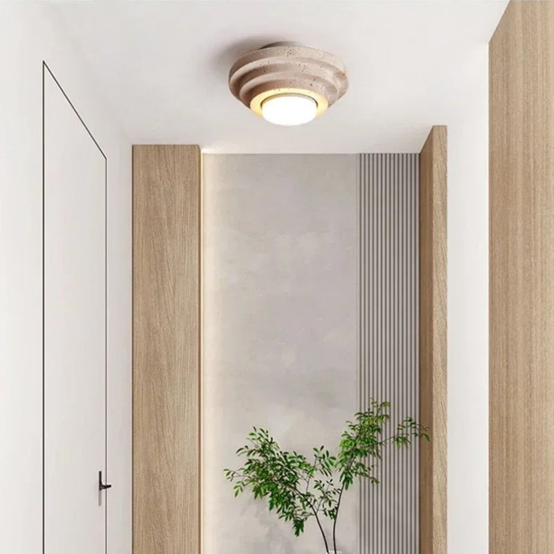 Plafonnier beige 1