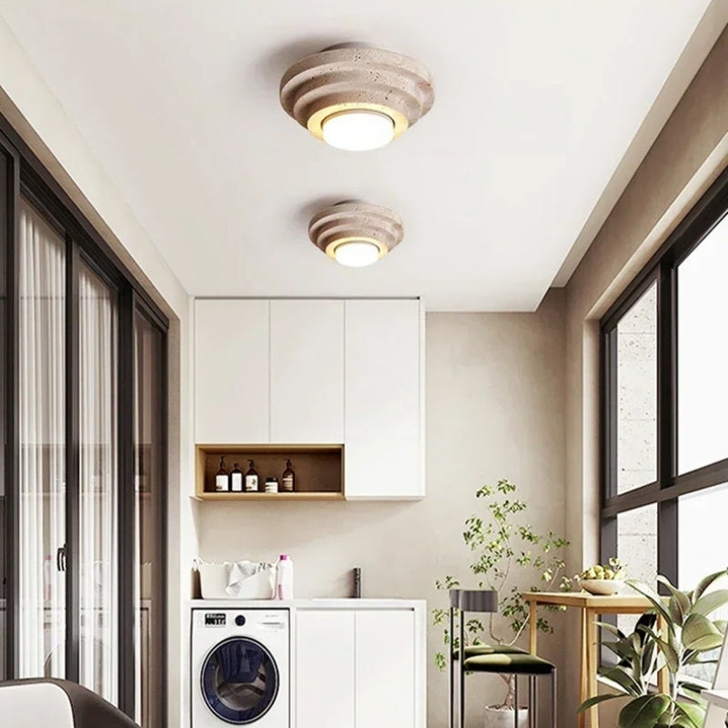 Plafonnier beige 3