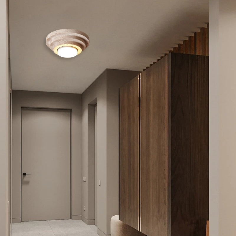 Plafonnier beige 4