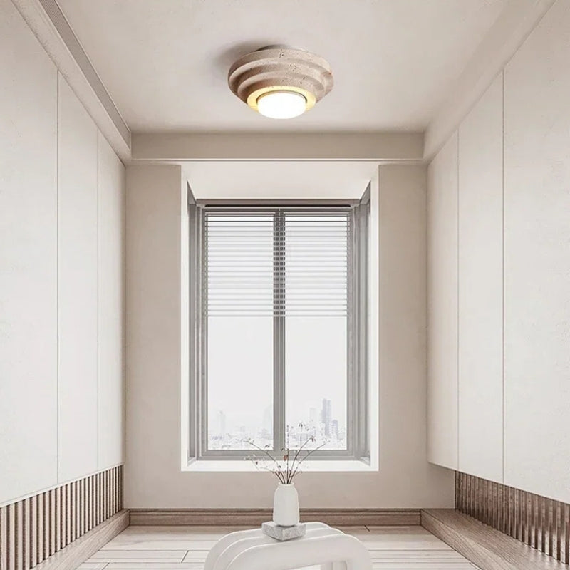 Plafonnier beige 5