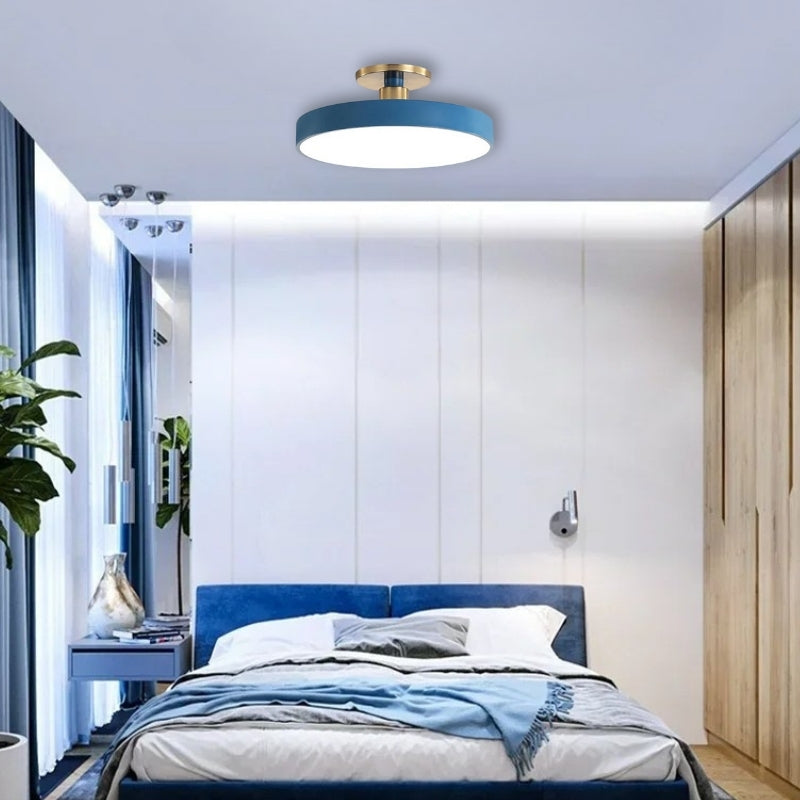 Plafonnier bleu 4