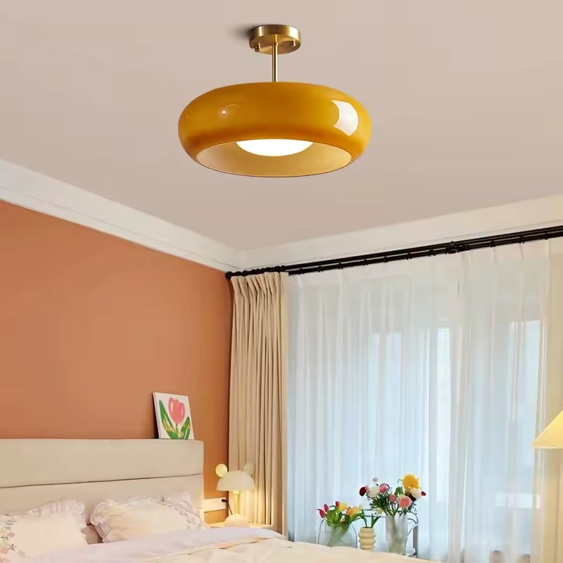 Plafonnier orange 1