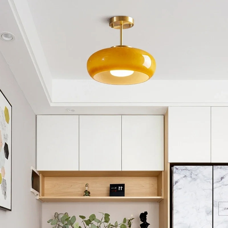Plafonnier orange 2