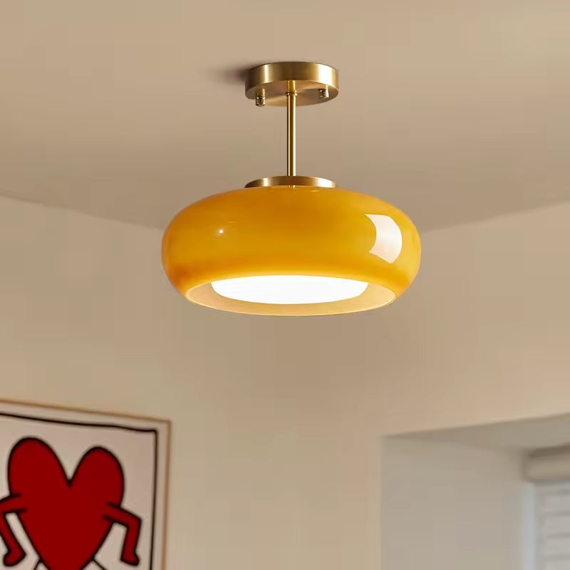 Plafonnier orange