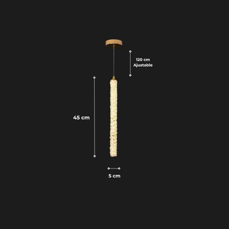 suspension cristal 5
