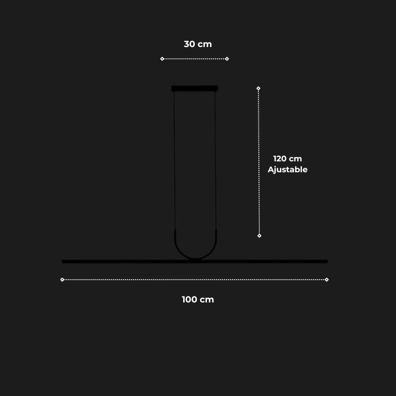 suspension luminaire bar  12