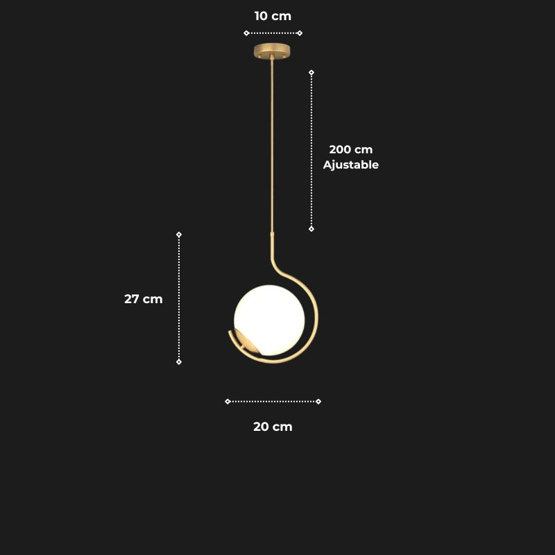 suspension luminaire laiton 10