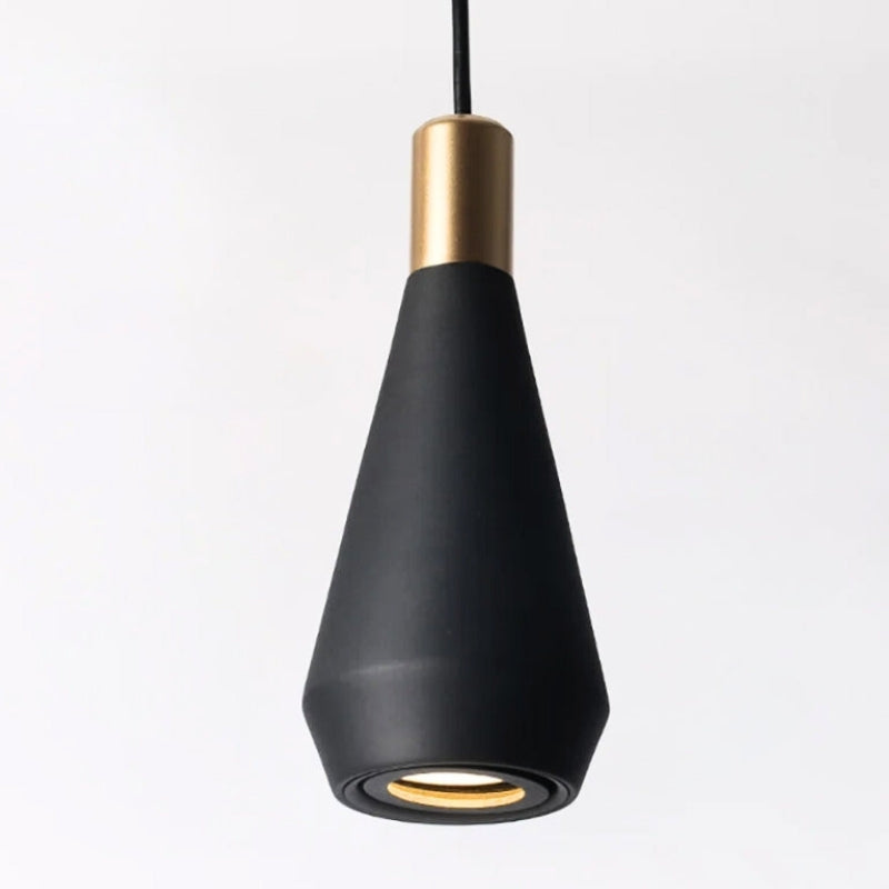 suspension metal noir industriel 15