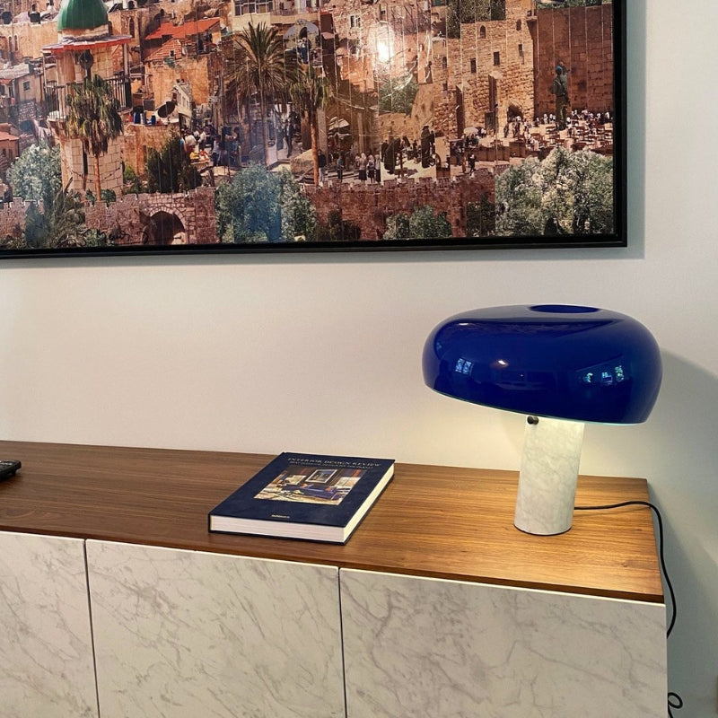 Lampe à poser bleu 6